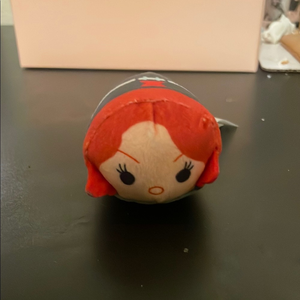 Red and Gray Plush Toy